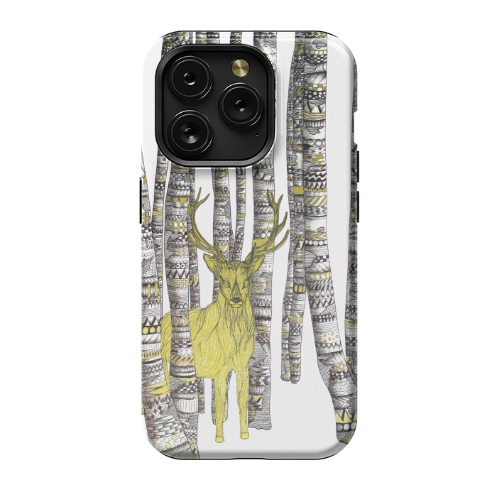iPhone 15 Pro StrongFit The Golden Stag by ECMazur 