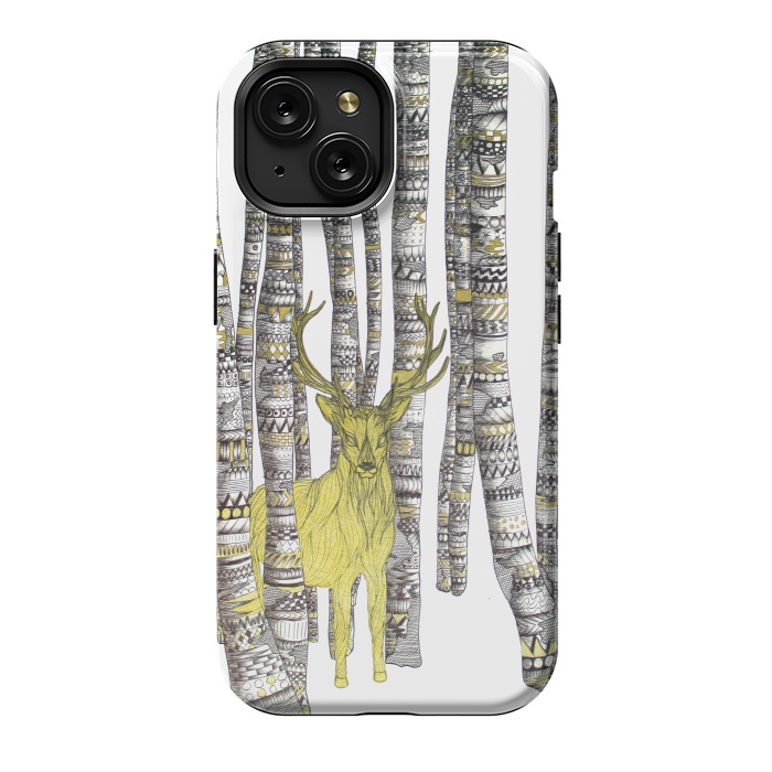 iPhone 15 StrongFit The Golden Stag by ECMazur 