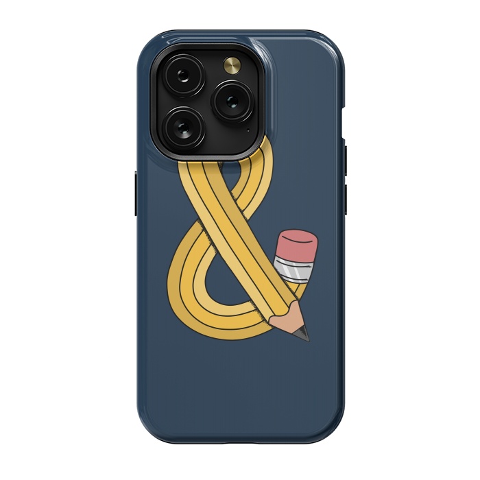 iPhone 15 Pro StrongFit ampersand pencil by Coffee Man