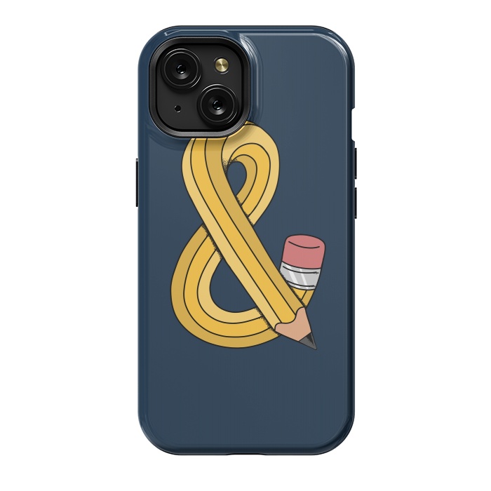 iPhone 15 StrongFit ampersand pencil by Coffee Man