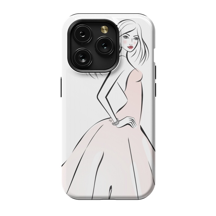 iPhone 15 Pro StrongFit Elegant woman bride by Martina