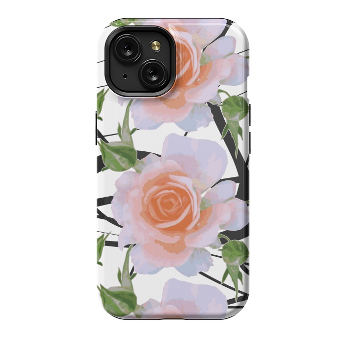 iPhone 15 StrongFit Swiggles + Florals by Zala Farah