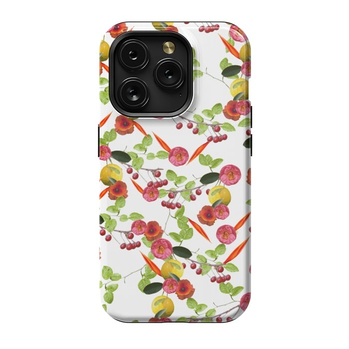iPhone 15 Pro StrongFit Fruity Flora by Zala Farah