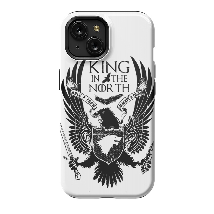 iPhone 15 StrongFit Crow in the North by Branko Ricov