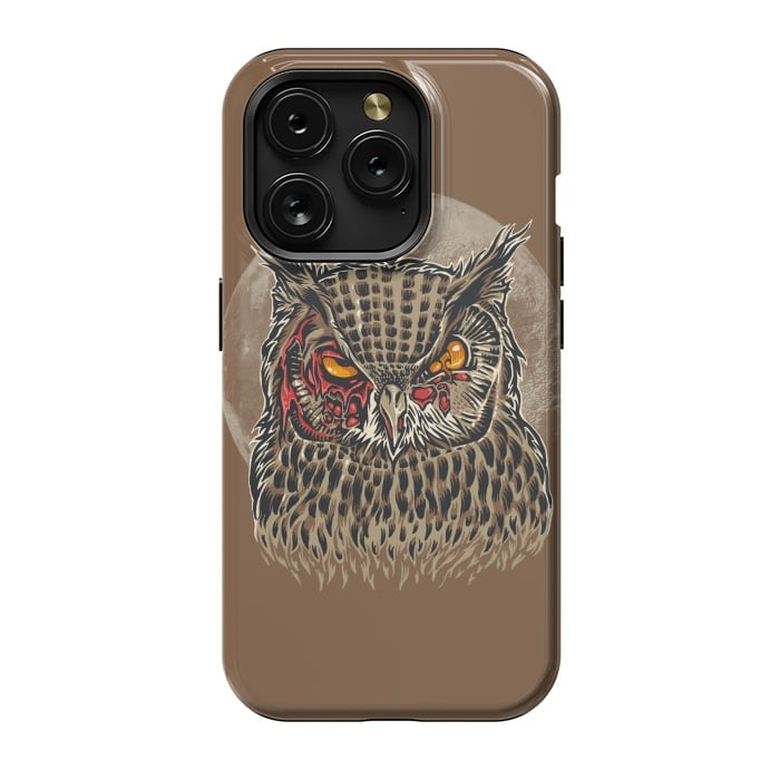 iPhone 15 Pro StrongFit Zombie Owl by Branko Ricov