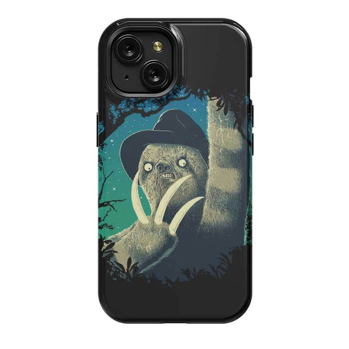 iPhone 15 StrongFit Sloth Freddy by Branko Ricov