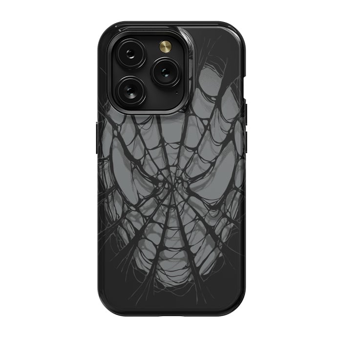 iPhone 15 Pro StrongFit SpiderWeb by Branko Ricov