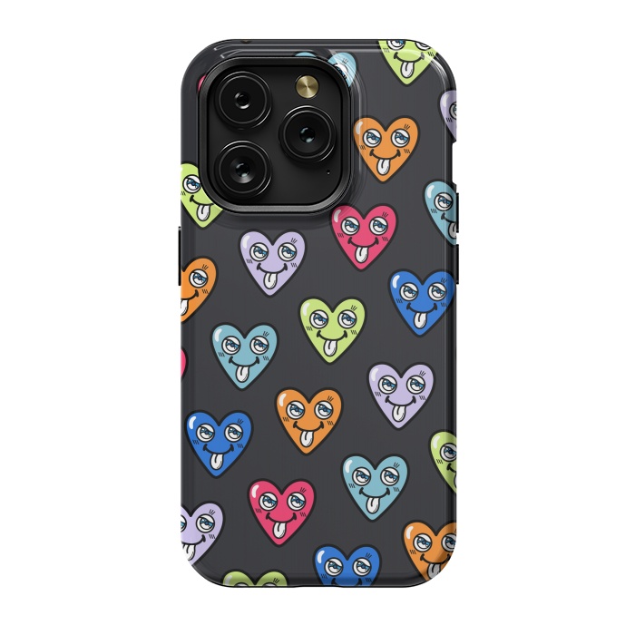 iPhone 15 Pro StrongFit LOVE HEARTS by Michael Cheung