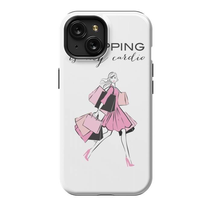 iPhone 15 StrongFit Shopping Girl by Martina