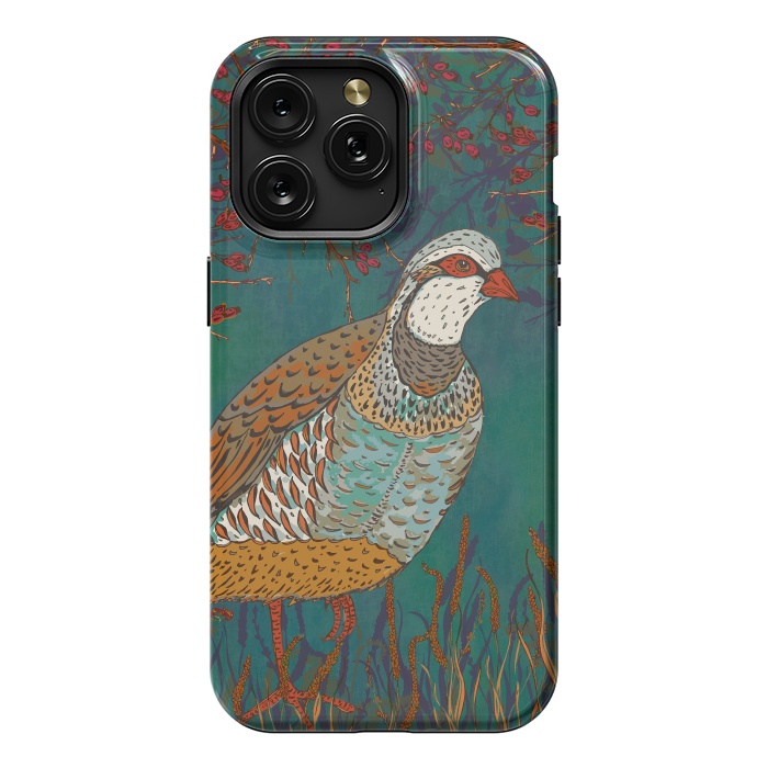 iPhone 15 Pro Max StrongFit Partridge by Lotti Brown