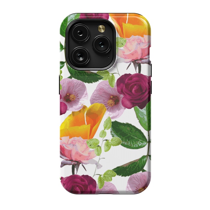 iPhone 15 Pro StrongFit Kiddy Florals by Zala Farah
