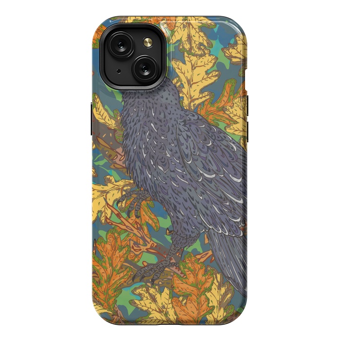 iPhone 15 Plus StrongFit Raven and Oak by Lotti Brown