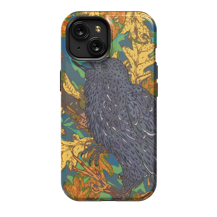 iPhone 15 StrongFit Raven and Oak by Lotti Brown