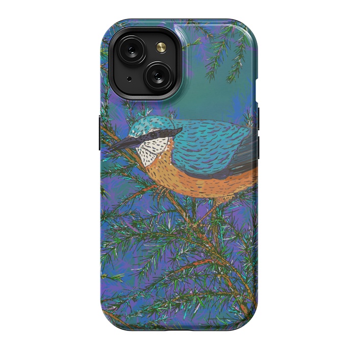 iPhone 15 StrongFit Nuthatch by Lotti Brown