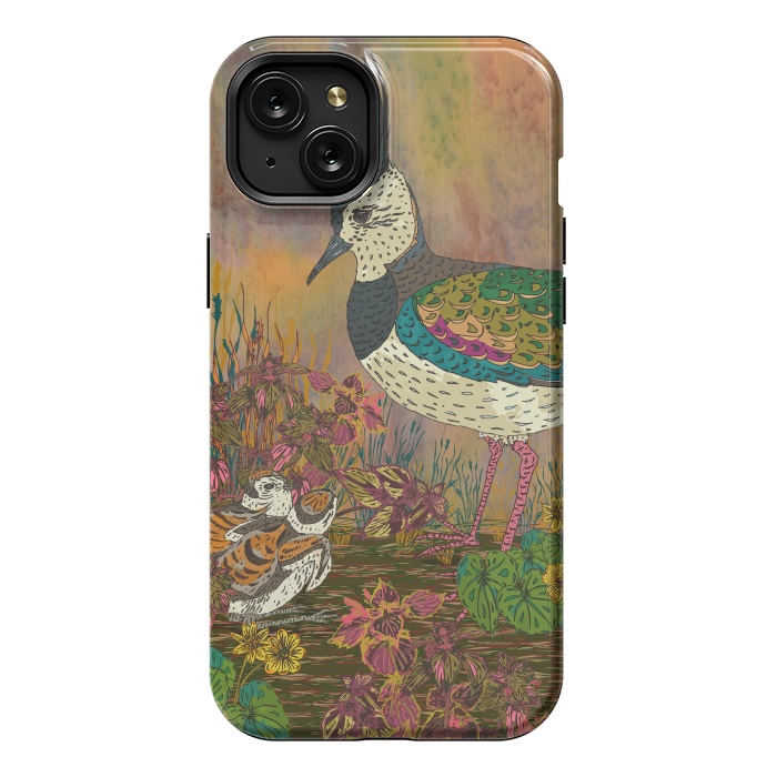 iPhone 15 Plus StrongFit Lapwing Revival by Lotti Brown
