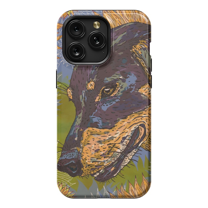 iPhone 15 Pro Max StrongFit Dachshund by Lotti Brown