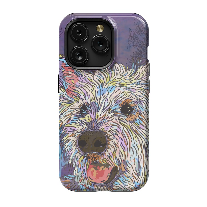 iPhone 15 Pro StrongFit West Highland Terrier (Westie) by Lotti Brown
