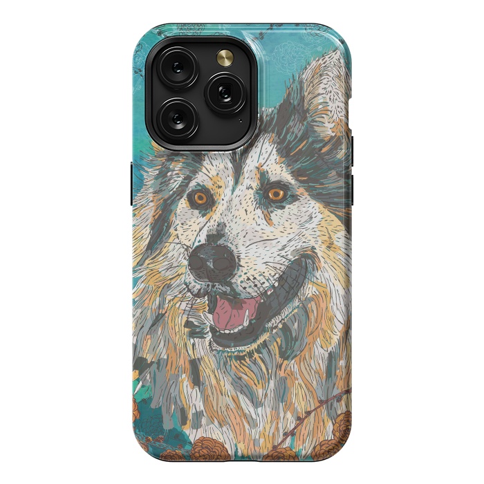 iPhone 15 Pro Max StrongFit Husky by Lotti Brown