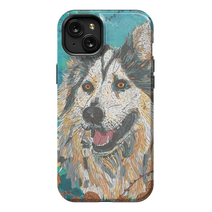 iPhone 15 Plus StrongFit Husky by Lotti Brown