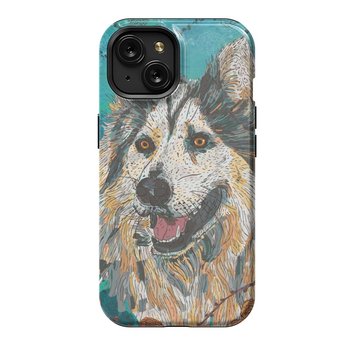 iPhone 15 StrongFit Husky by Lotti Brown