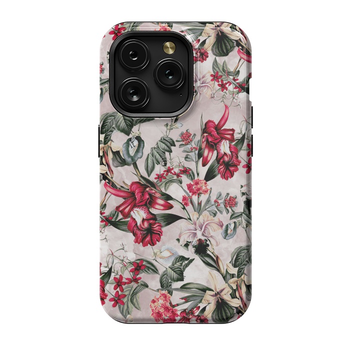 iPhone 15 Pro StrongFit Botanical Flowers IV by Riza Peker