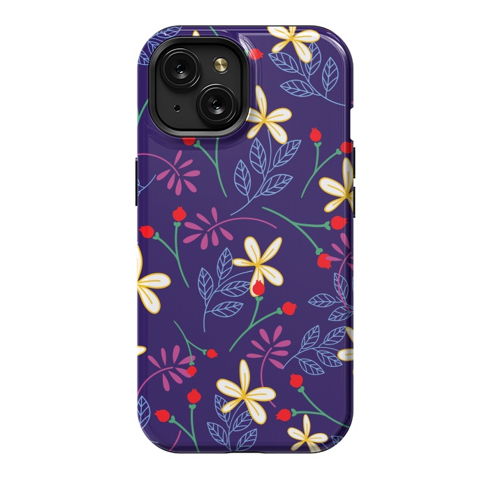 iPhone 15 StrongFit Floral Paradise II by Allgirls Studio