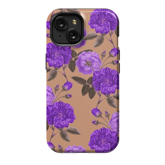 iPhone 15 StrongFit Rosie Purple Love by Zala Farah