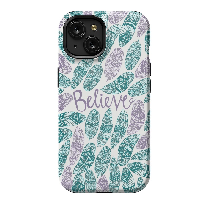 iPhone 15 StrongFit Believe by Pom Graphic Design