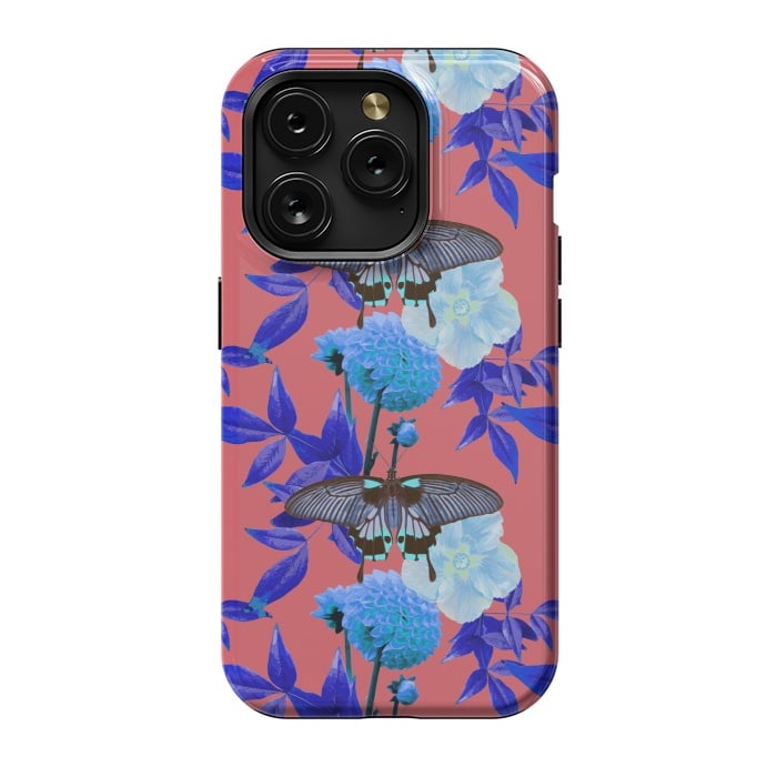 iPhone 15 Pro StrongFit Butterfly Garden by Zala Farah
