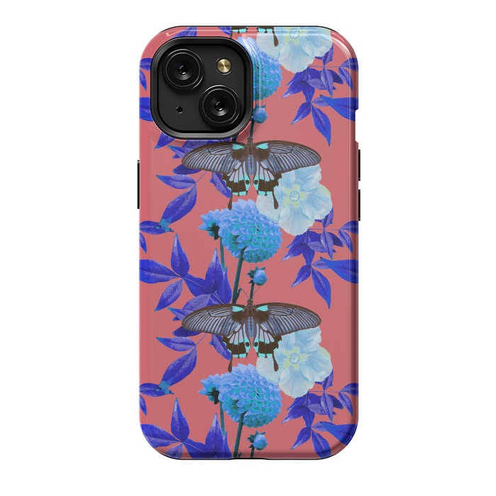 iPhone 15 StrongFit Butterfly Garden by Zala Farah