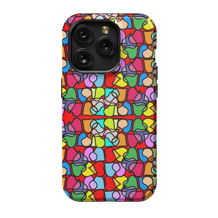 iPhone 15 Pro StrongFit Love is All Around Us by Bettie * Blue