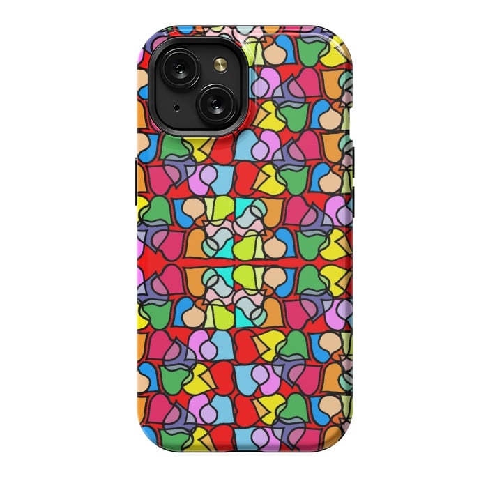 iPhone 15 StrongFit Love is All Around Us by Bettie * Blue
