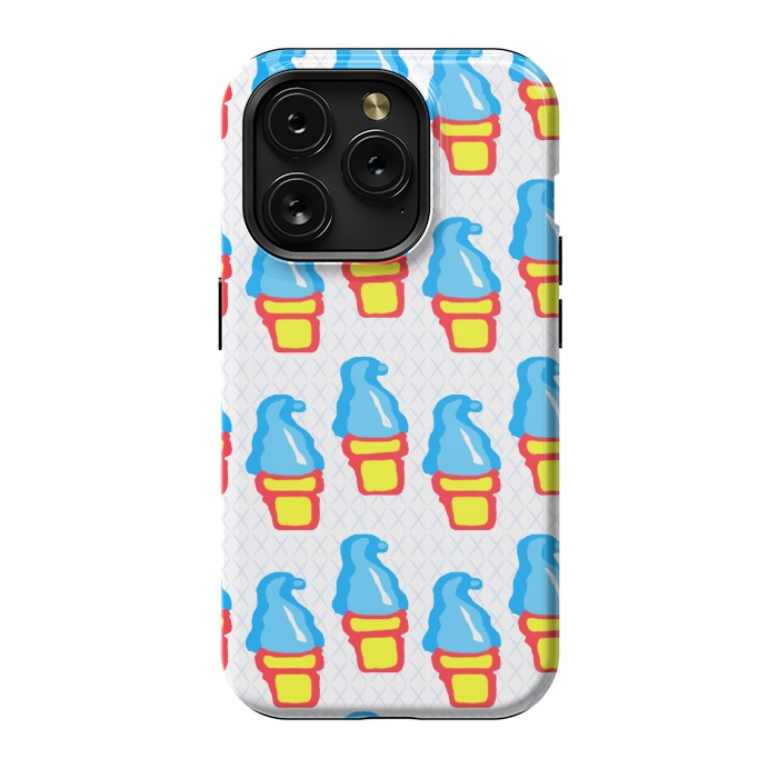 iPhone 15 Pro StrongFit We All Scream for Ice Cream by Bettie * Blue