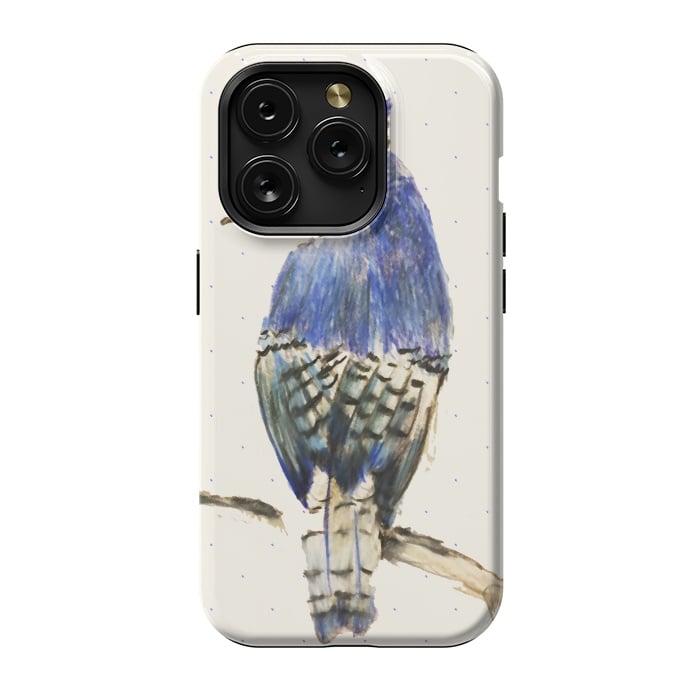 iPhone 15 Pro StrongFit Bluebird of Happiness by Bettie * Blue