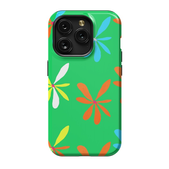 iPhone 15 Pro StrongFit Groovy, Man! by Bettie * Blue
