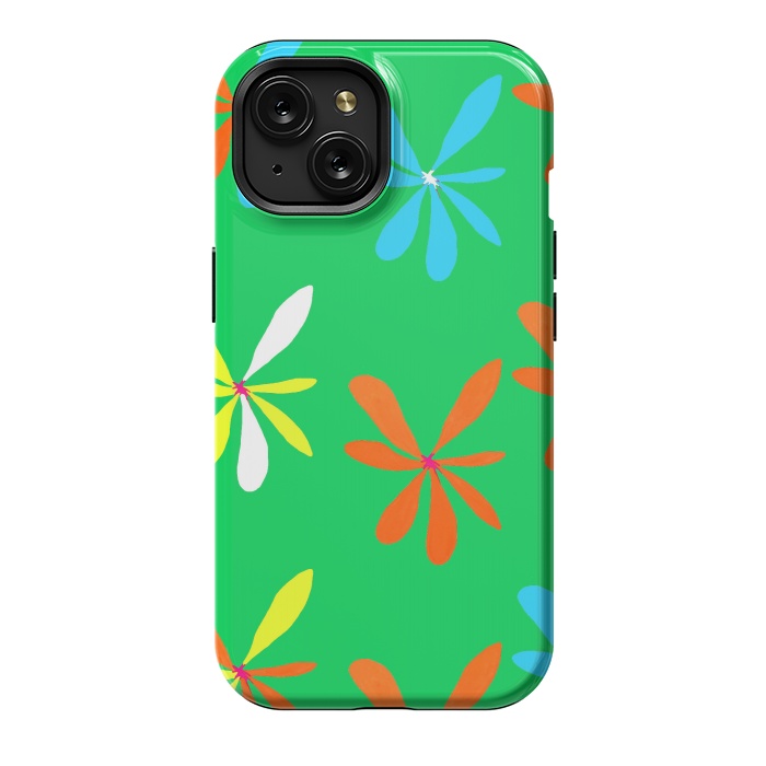 iPhone 15 StrongFit Groovy, Man! by Bettie * Blue