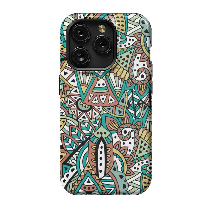 iPhone 15 Pro StrongFit African Botanicals by Pom Graphic Design