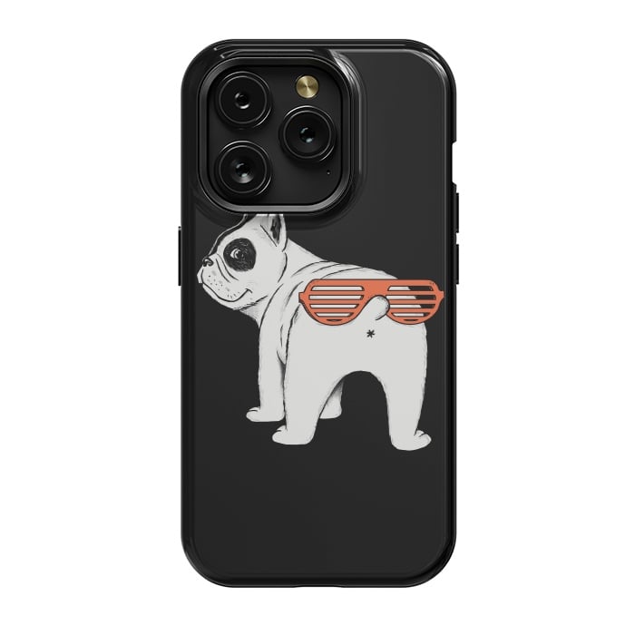 iPhone 15 Pro StrongFit Dog second face by Coffee Man