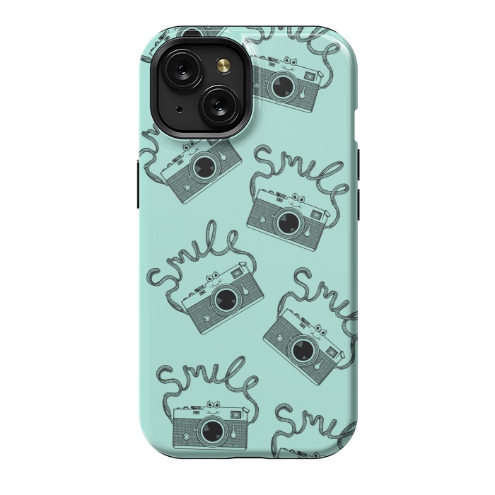 iPhone 15 StrongFit Smile pattern by Coffee Man