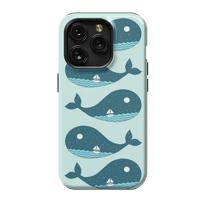 iPhone 15 Pro StrongFit Whale Landscape 2 by Coffee Man