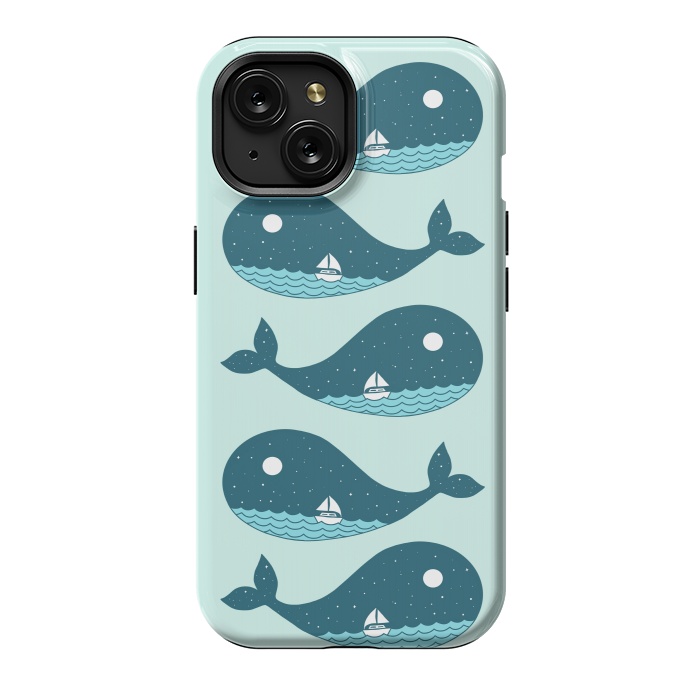 iPhone 15 StrongFit Whale Landscape 2 by Coffee Man