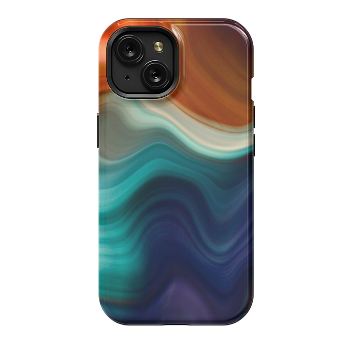 iPhone 15 StrongFit Color Wave by CatJello