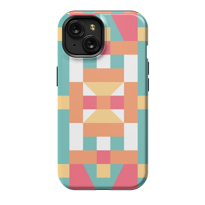iPhone 15 StrongFit Candy Land (by Color Blocks) by Zala Farah