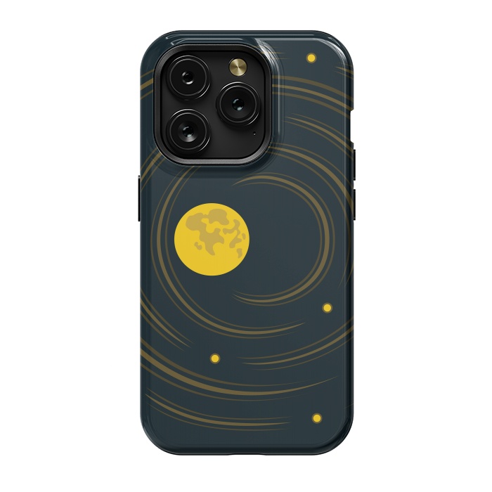 iPhone 15 Pro StrongFit Geek Abstract Stars And Moon by Boriana Giormova