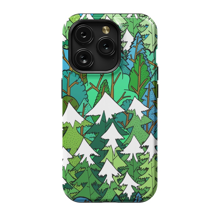 iPhone 15 Pro StrongFit Winter's Forest by Steve Wade (Swade)