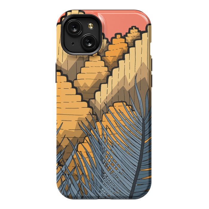 iPhone 15 Plus StrongFit Pyramid Mountains by Steve Wade (Swade)