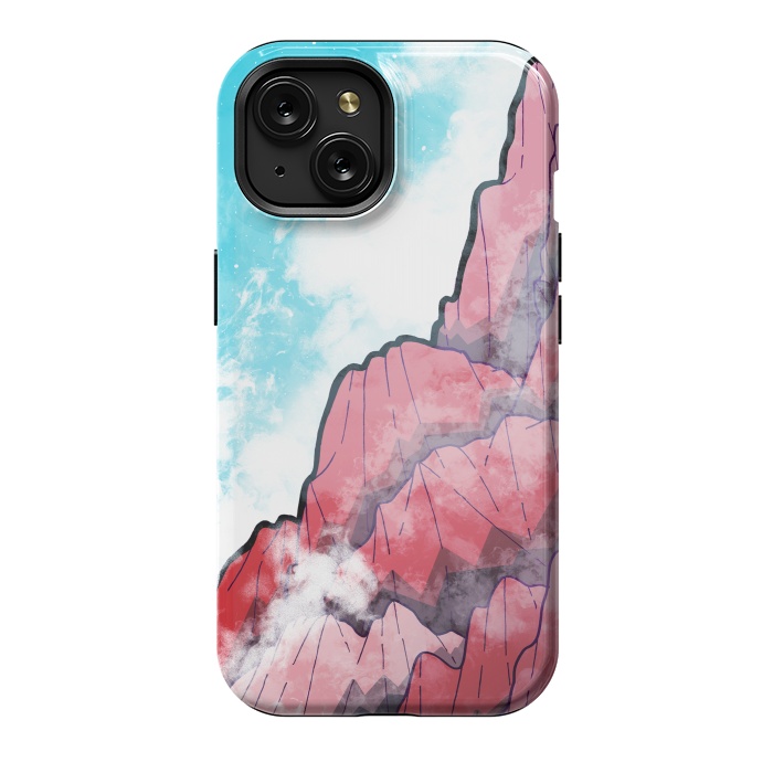 iPhone 15 StrongFit The Misty Mountains by Steve Wade (Swade)
