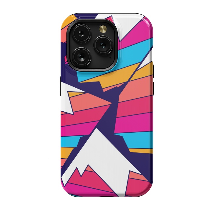 iPhone 15 Pro StrongFit Mountains of many colours by Steve Wade (Swade)