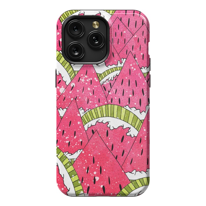 iPhone 15 Pro Max StrongFit Watermelon Mountains by Steve Wade (Swade)