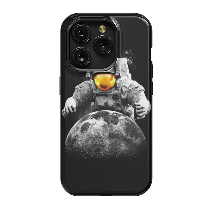 iPhone 15 Pro StrongFit The conquest of the moon by Mitxel Gonzalez